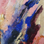 Acryl schilderij, Maya Wildevuur, Abstract, 1994